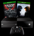 Pack Halo 5: Guardians + Gears of War + Consola Xbox One Negra - Microsoft, 500 Gb
